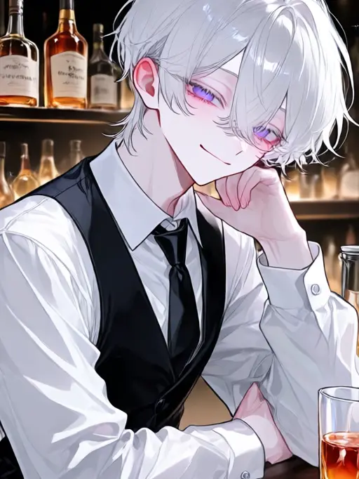 Blackand.white의 水槽の光に好かれたバーテンダーさん