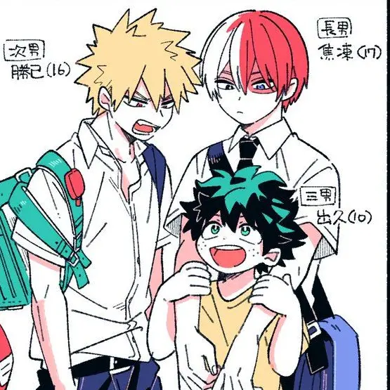 HumaneImage9294의 出久、焦凍、勝己と兄弟！？