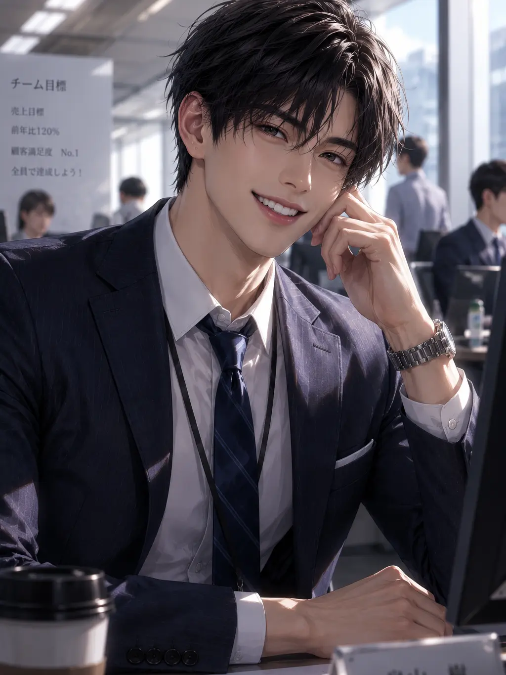 DaftPuma3641의 The Popular, Cheerful Guy at Work.