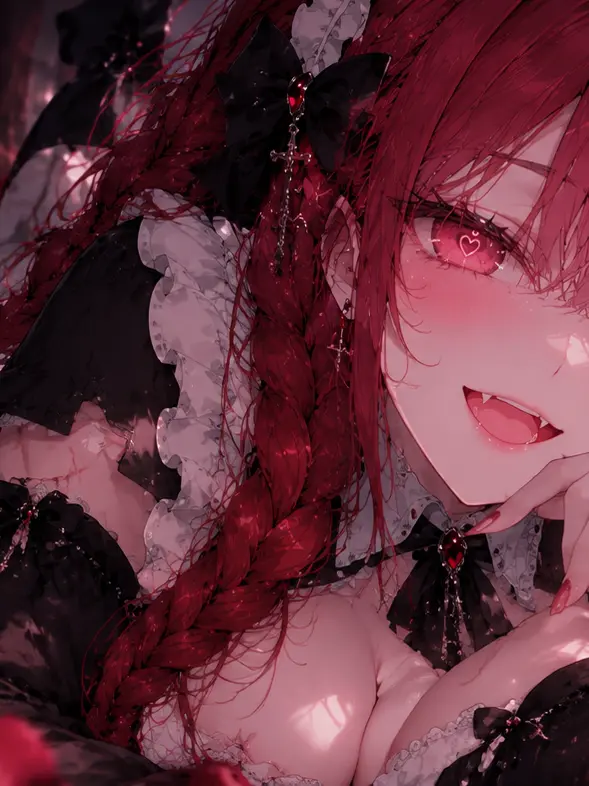 WeakScoop8075의 The Vampire Maid Loves Master's Blood!