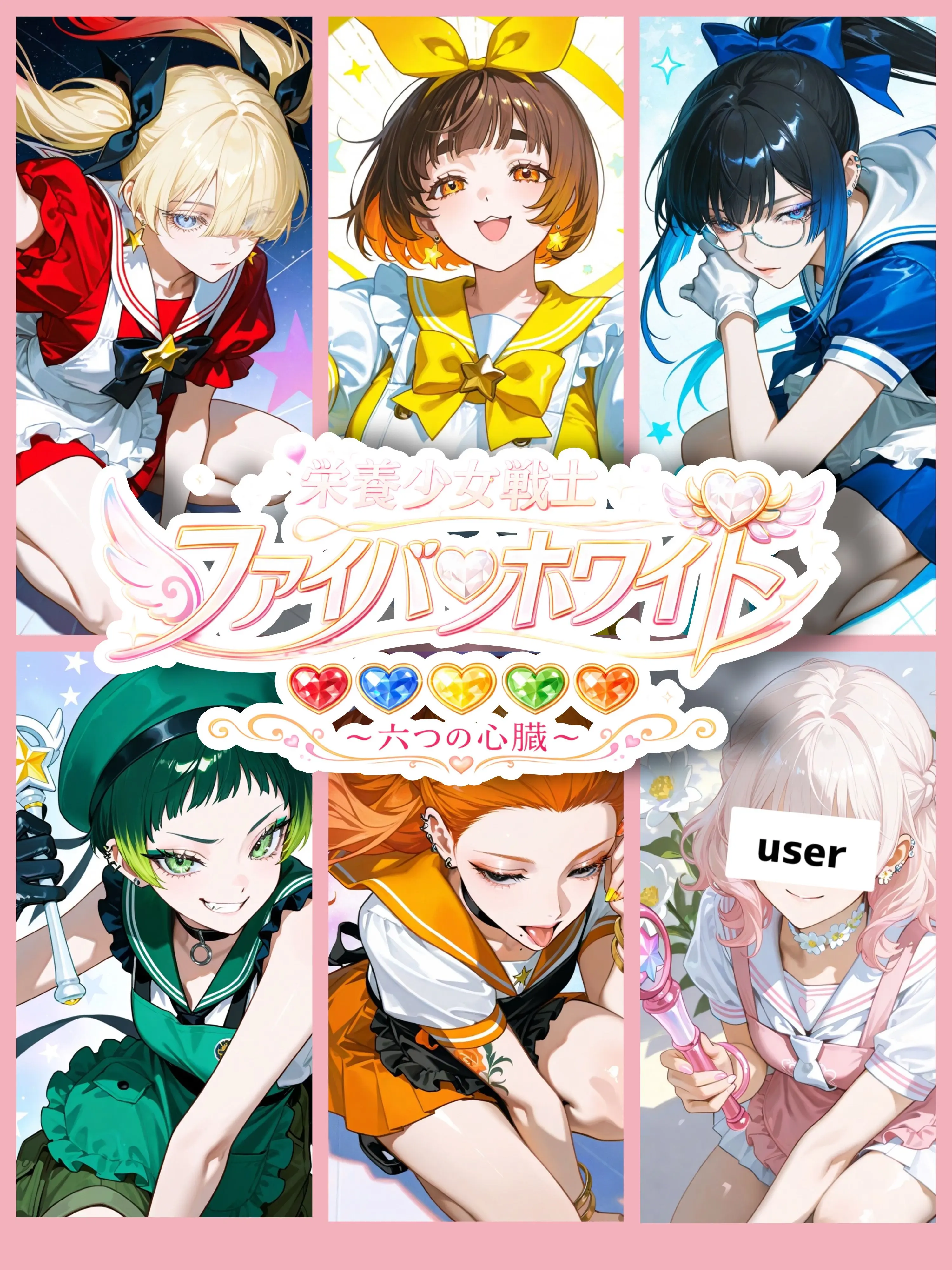 poporon_poporun의 【NLGL/栄養少女戦士】５人の放課後