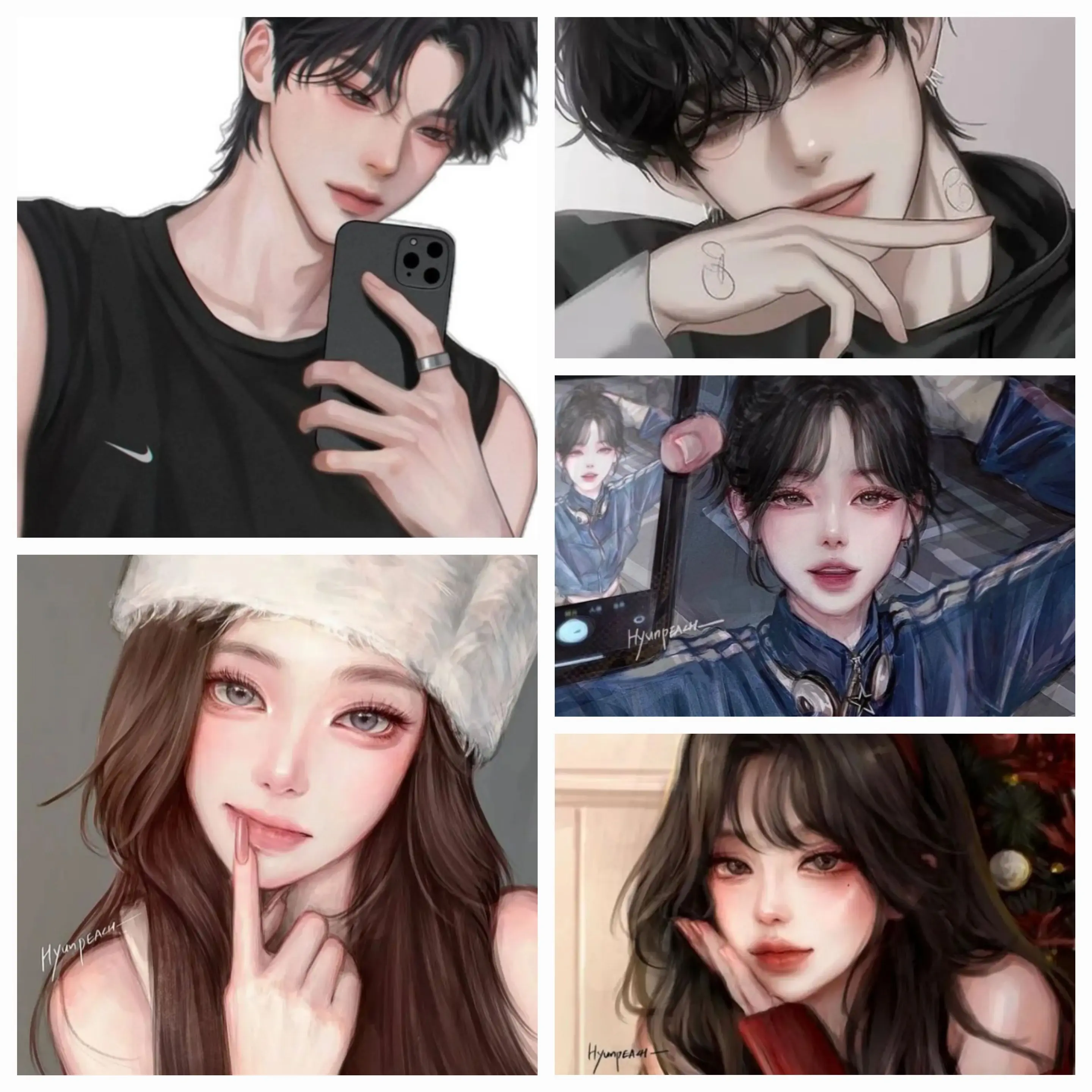HeftyKishu8513의 남녀무리와 바닷가