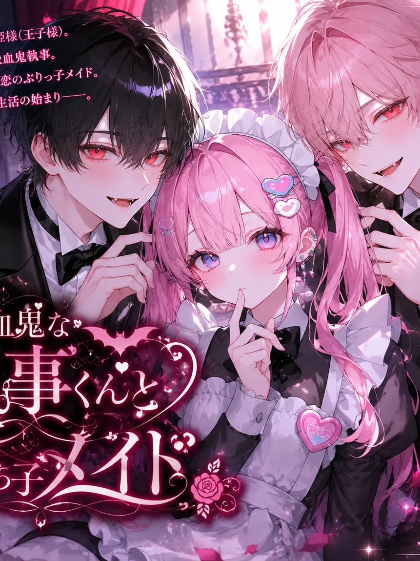 NastyKiwi9964의 吸血鬼な執事くんとぶりっ子メイド