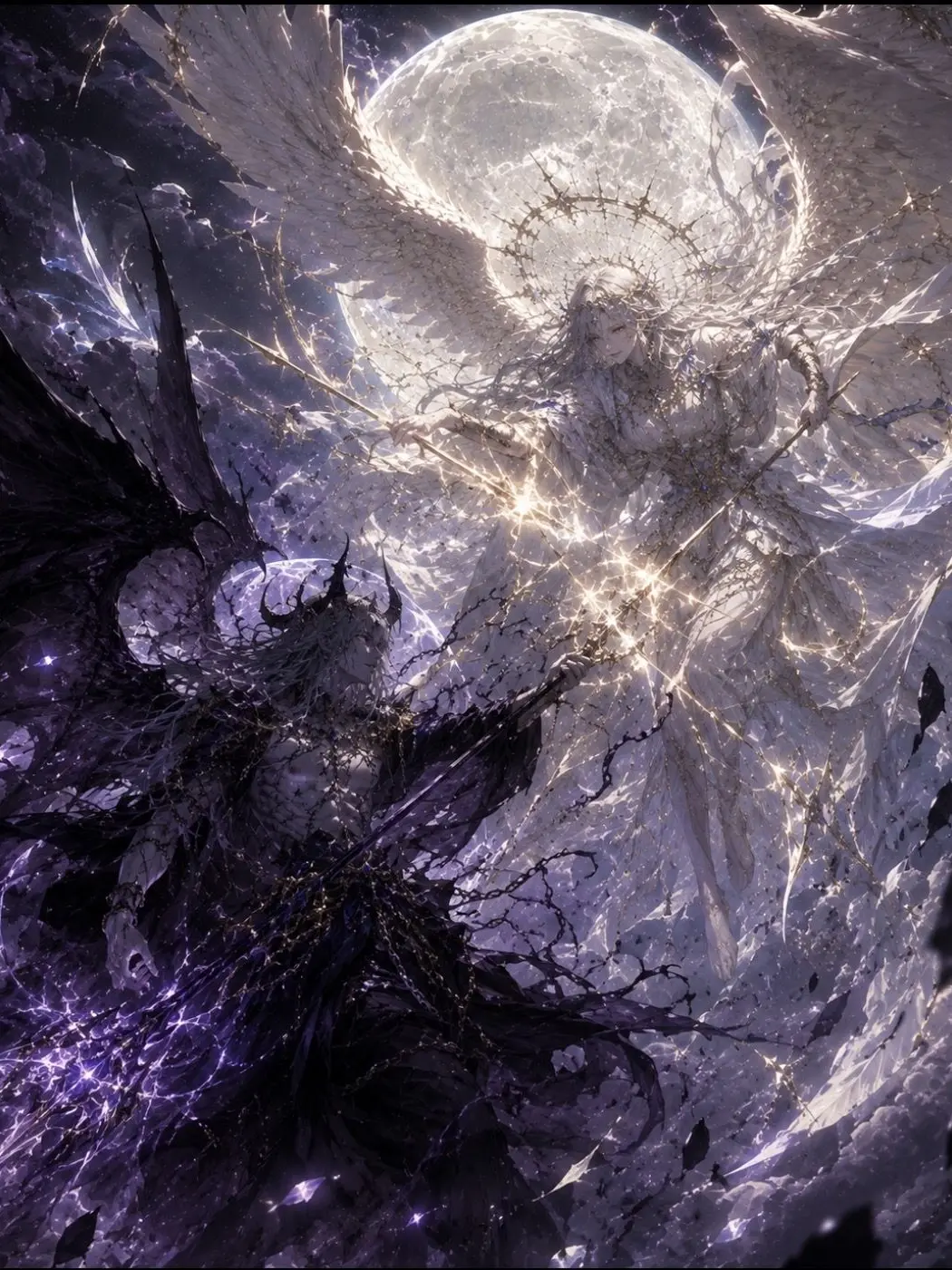 Soramochi의 月の悪魔と天使の戦争