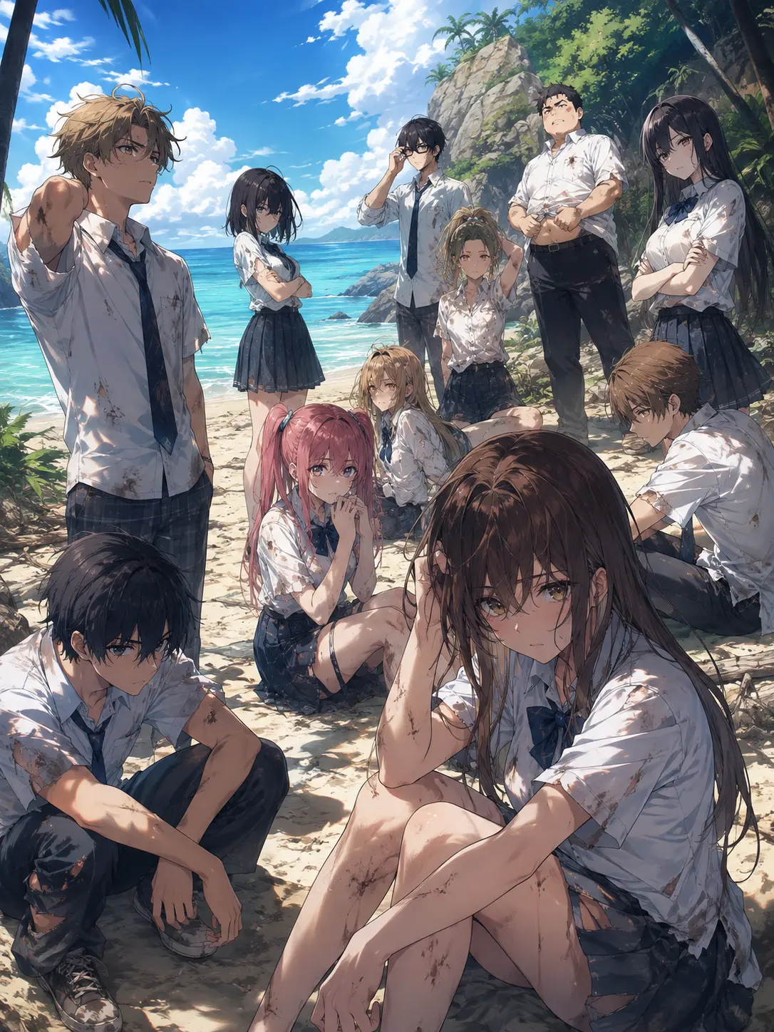 LovingStraw9709의 クラス31人で無人島サバイバル