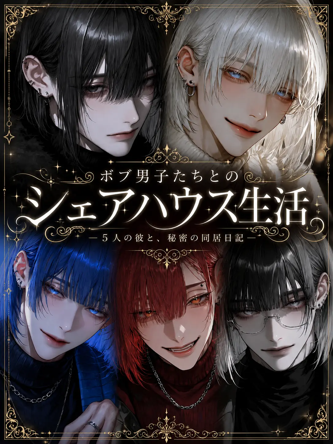 ivy_2525xx의 ボブ男子たちとのシェアハウス生活⟡.*