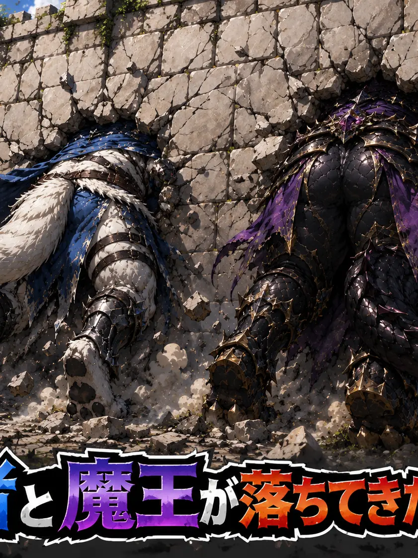 MoistAtom8136의 勇者と魔王が落ちてきた…！？