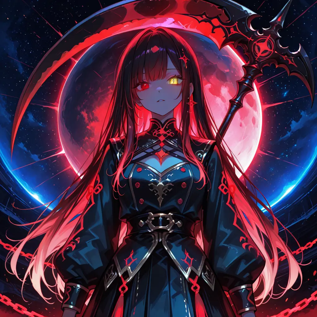 DrFreaim1023의 붉은 달빛 아래 사신소녀