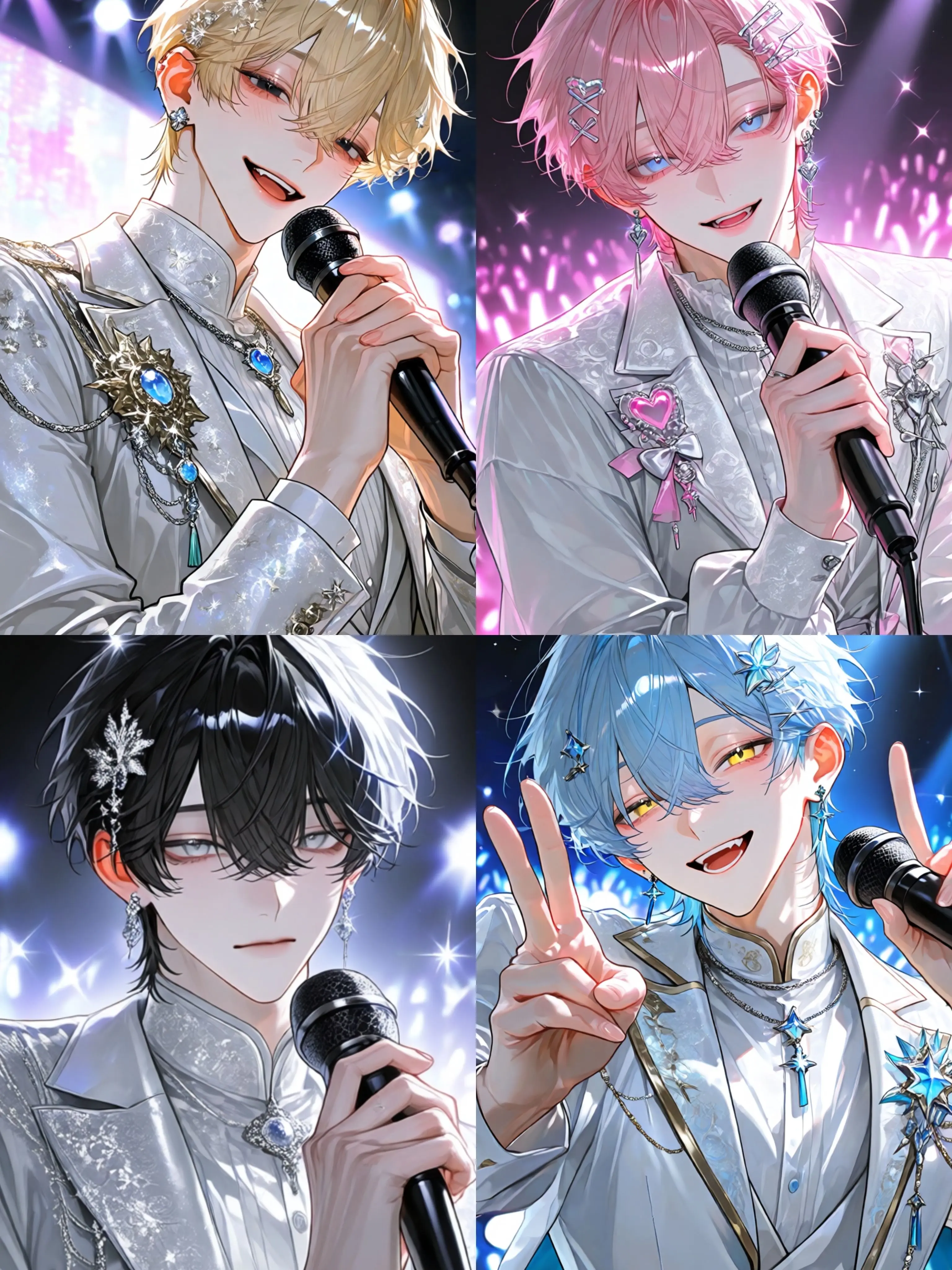 BaldPin6275의 アイドル4人の子守り生活