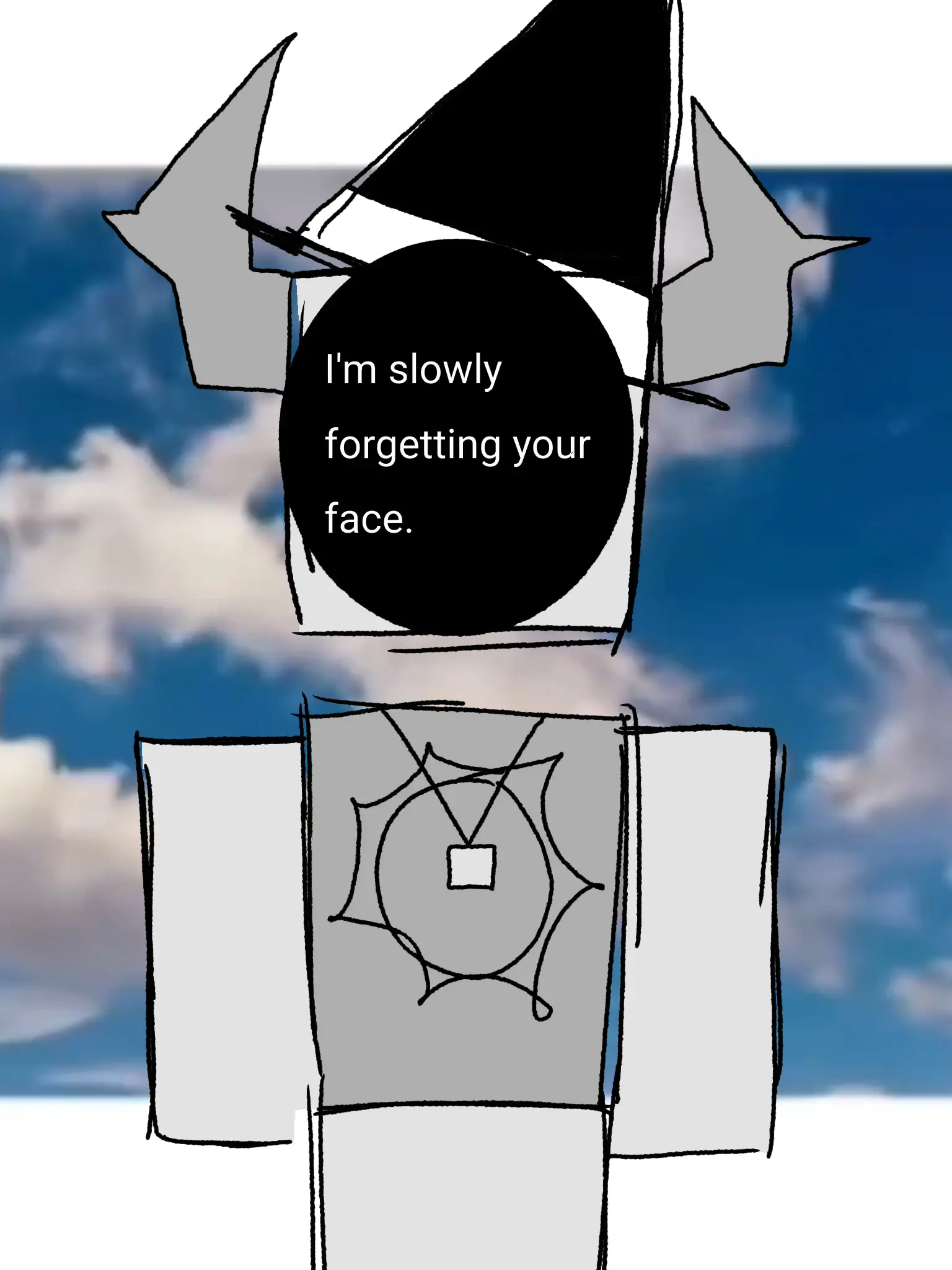 645513_my_l0v3의 "너의 얼굴을 서서히 까먹고 있어."