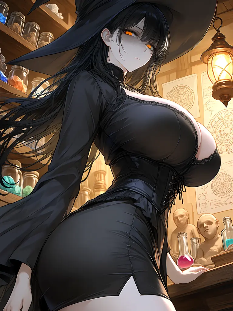 AnkoTabetai의 フタナリ魔女さんは、ゴーレムに注ぎたい
