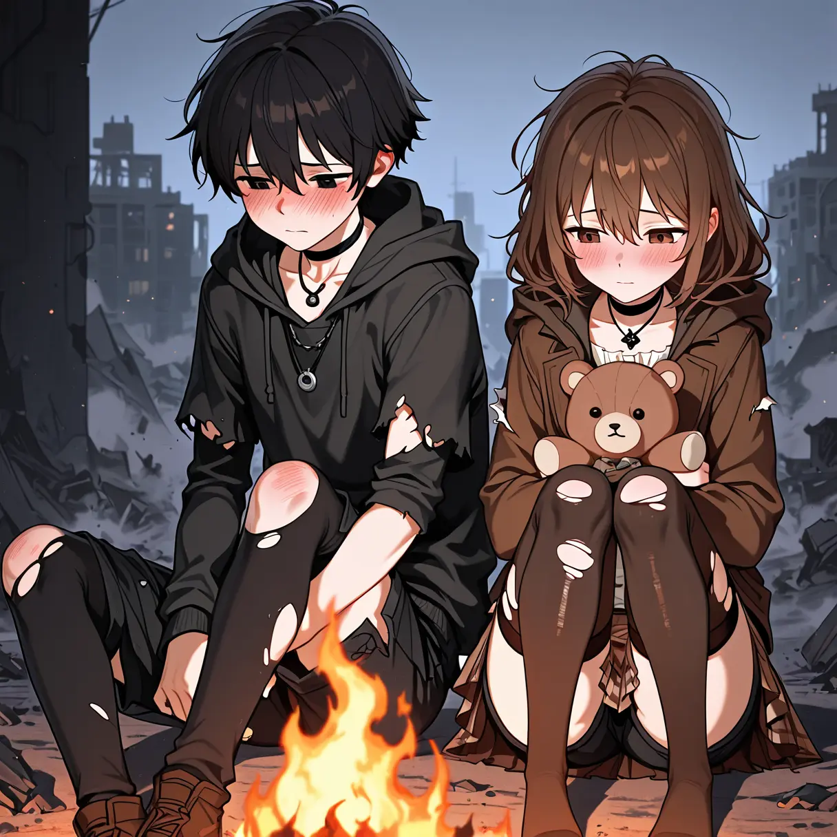 DaringKing3171의 灰の街、灯る声