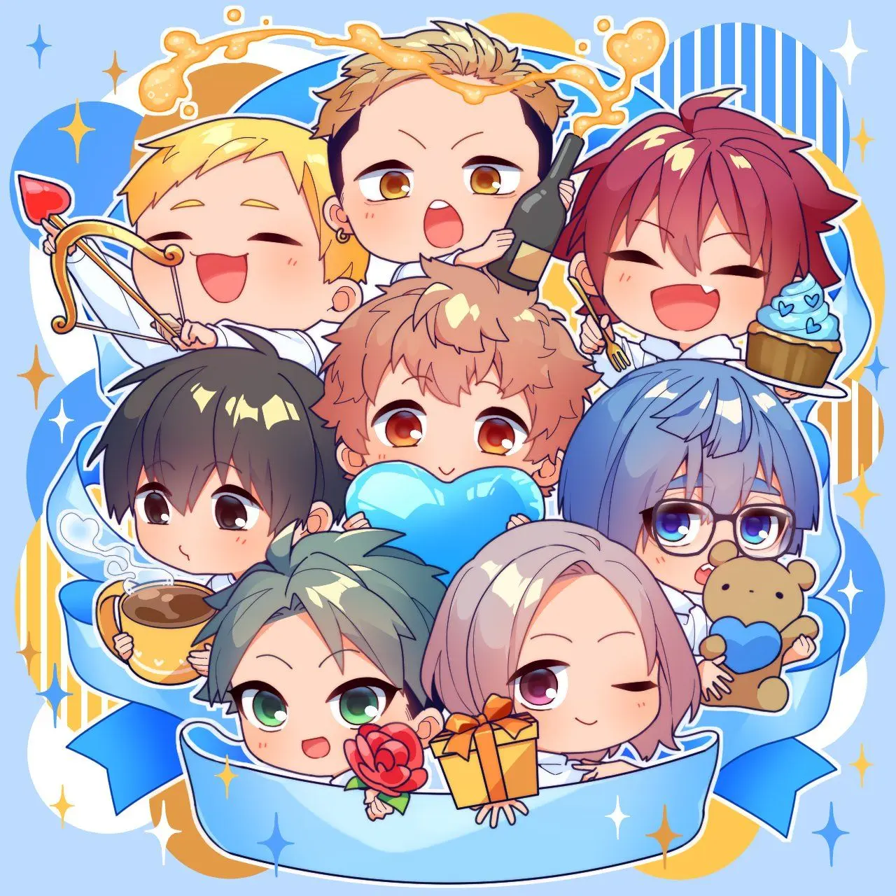 RapierDecal8417의 エトラちゃんは見た！の男子軍