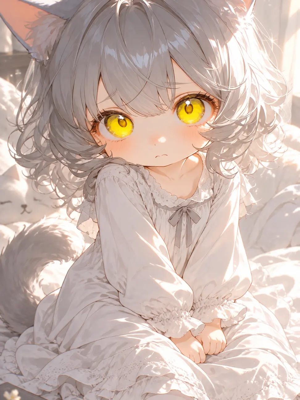 ClumsySound5914의 しょんぼり猫獣人の赤ちゃん