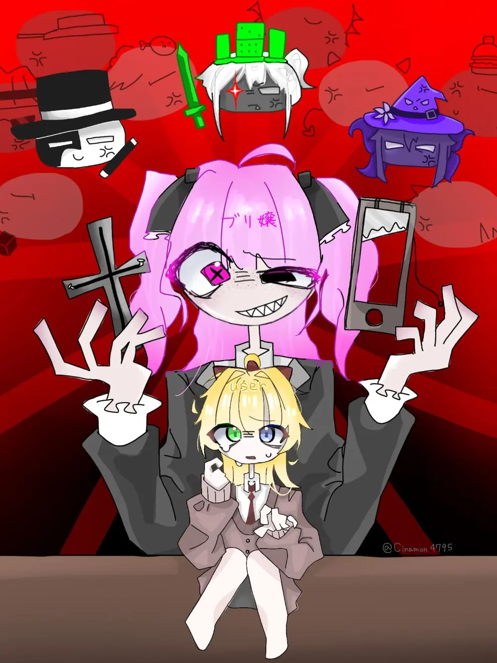 Cinamon4795의 冤罪で処刑されそうな女王様…！？