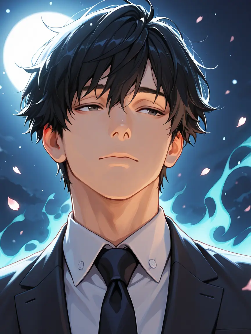 teki_aiai의 月の夜。桜の木の下には