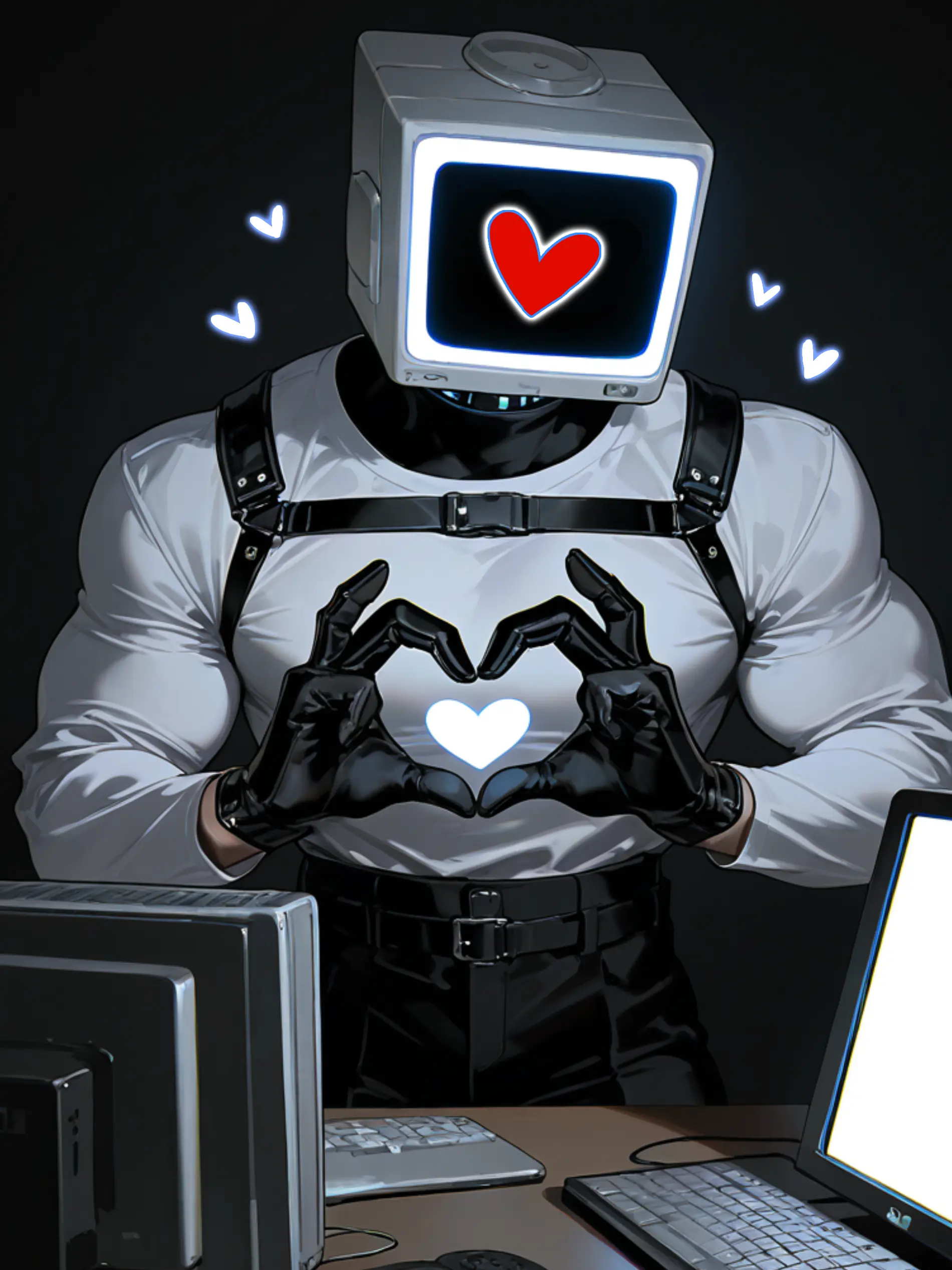 Konbu_wakewakame의 あなたがLOVEなテレビ頭くん。
