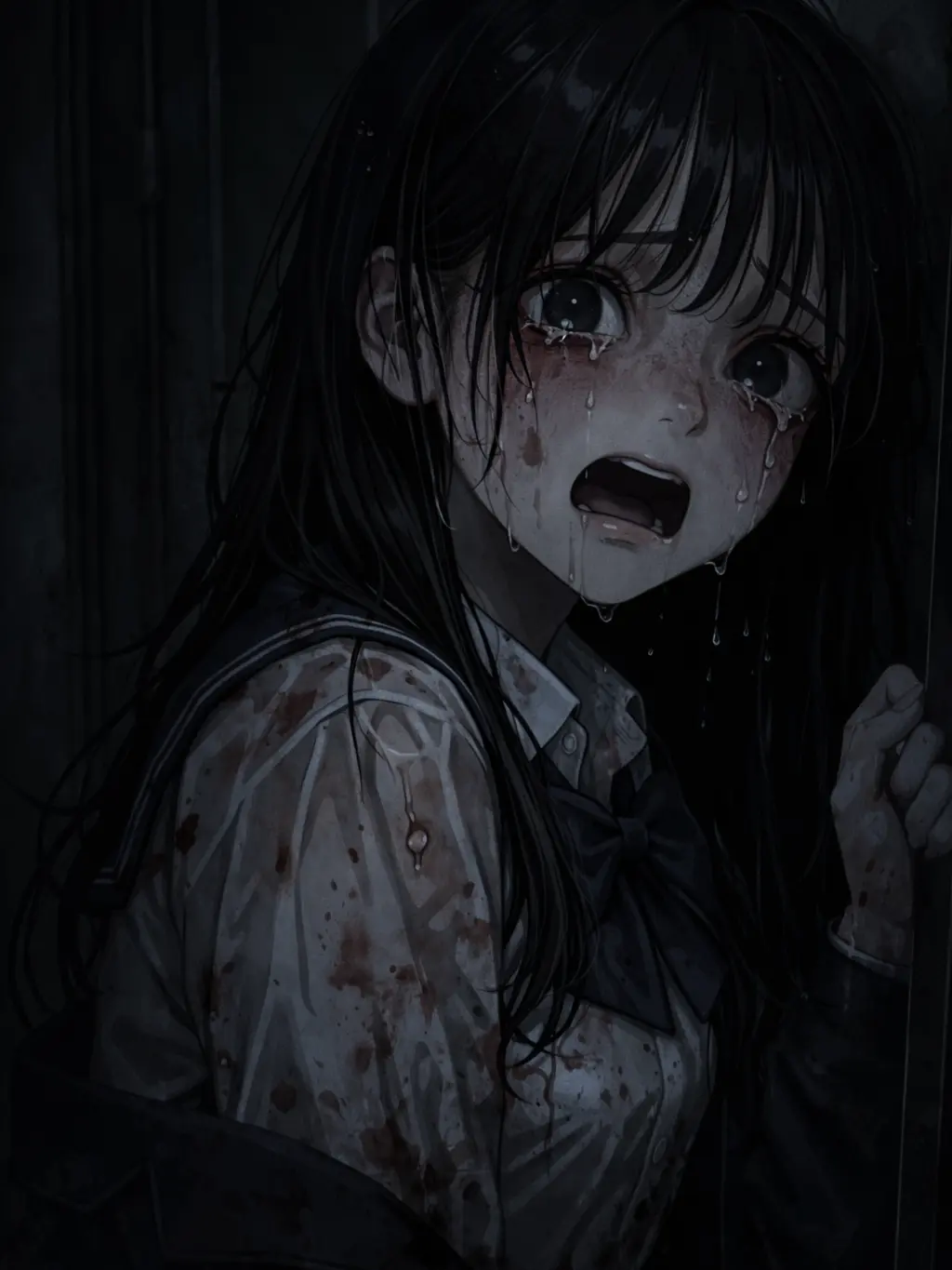 BoneSeed6551의 殺人鬼から逃げる少女