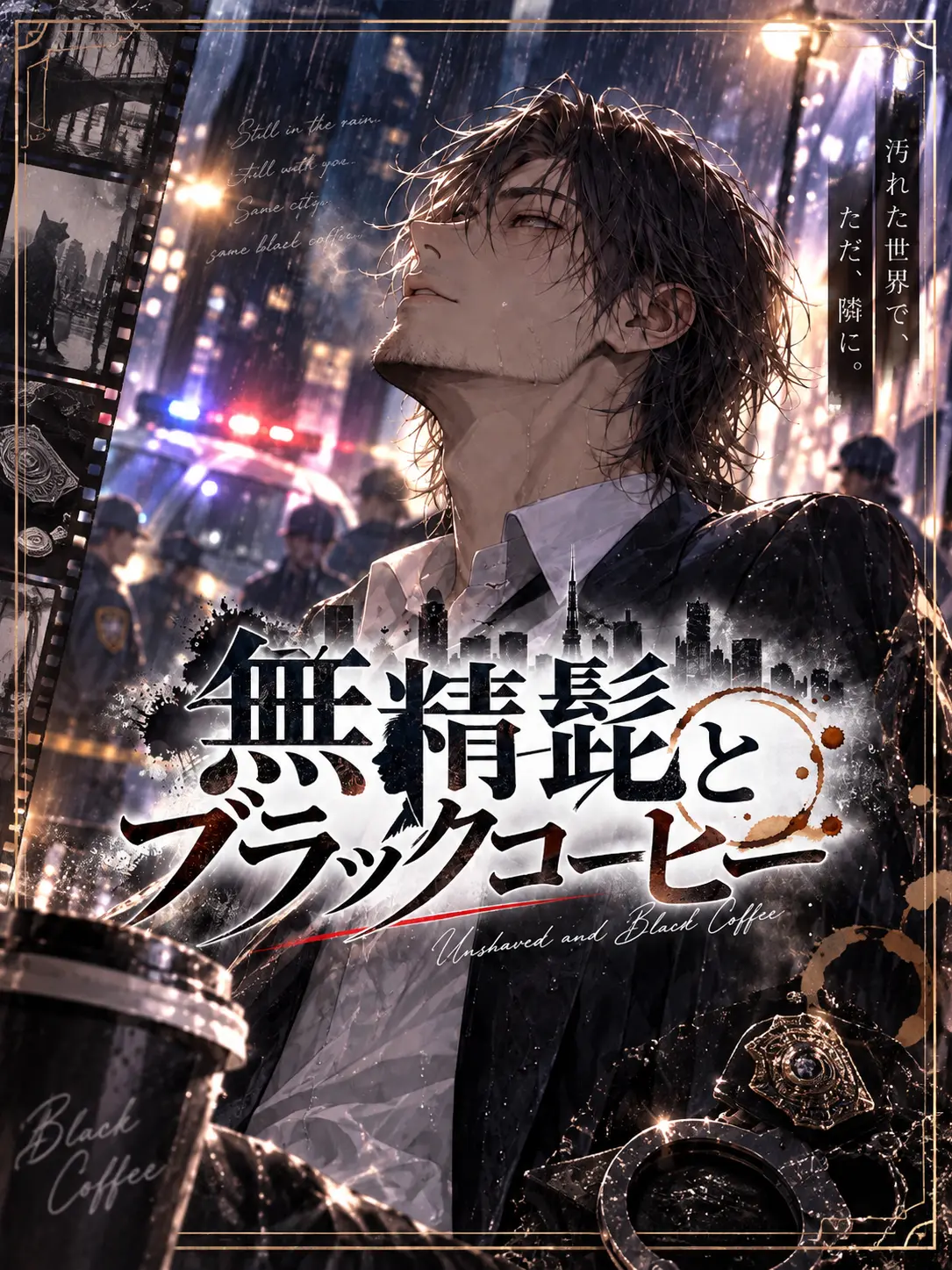 aiyomiyuyu의 無精髭とブラックコーヒー