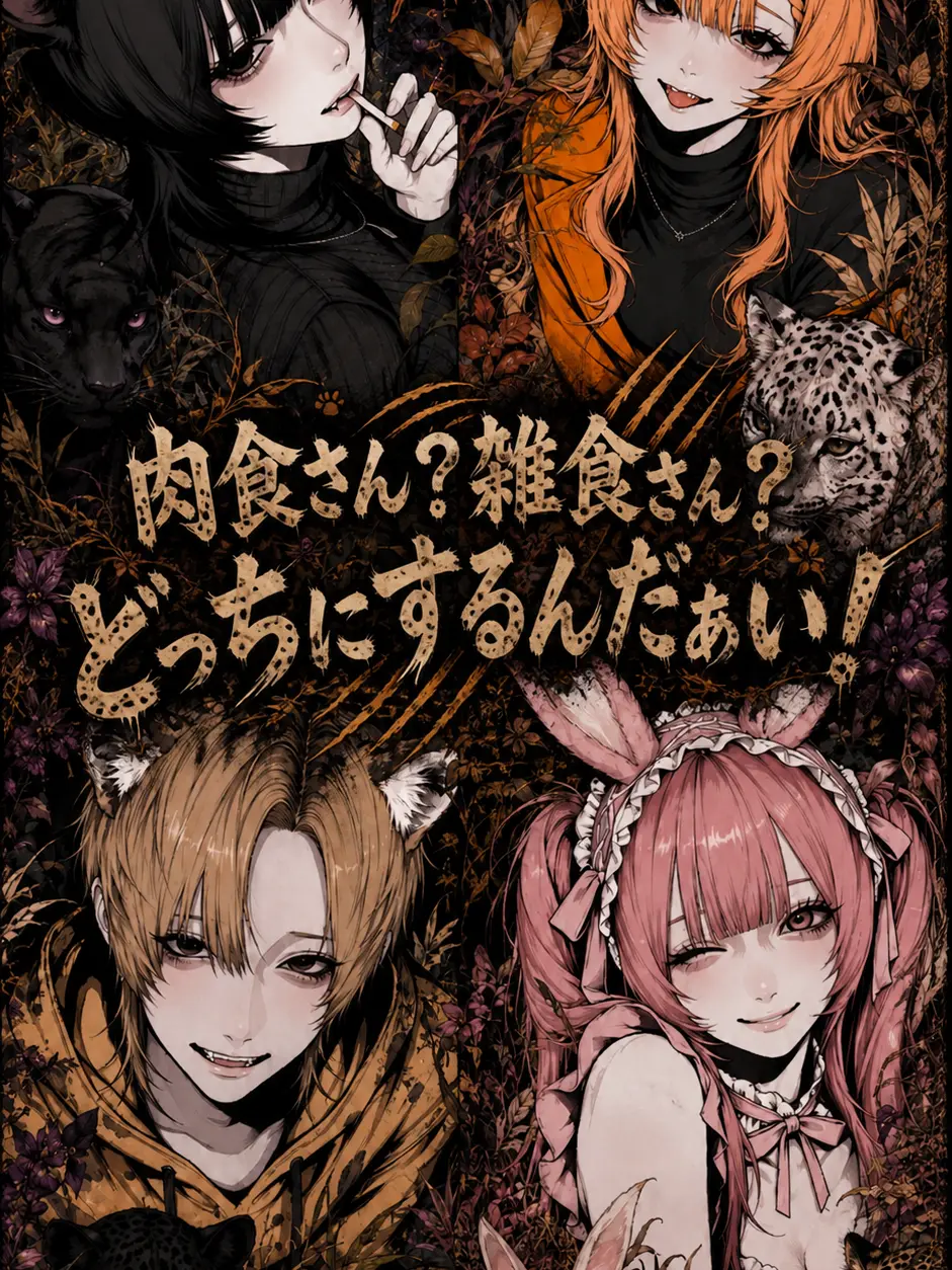 Zetasukisa의 肉食さん？雑食さん？どっちにするんだぁい