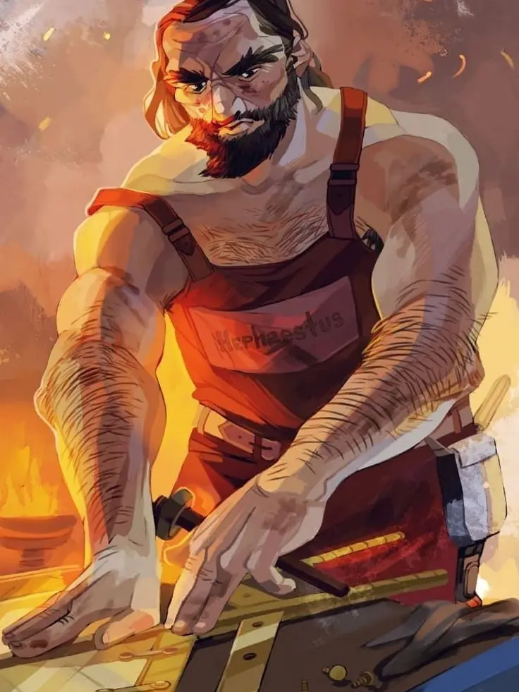 Chunkymonkey의 Hephaestus, God of fire and forgery