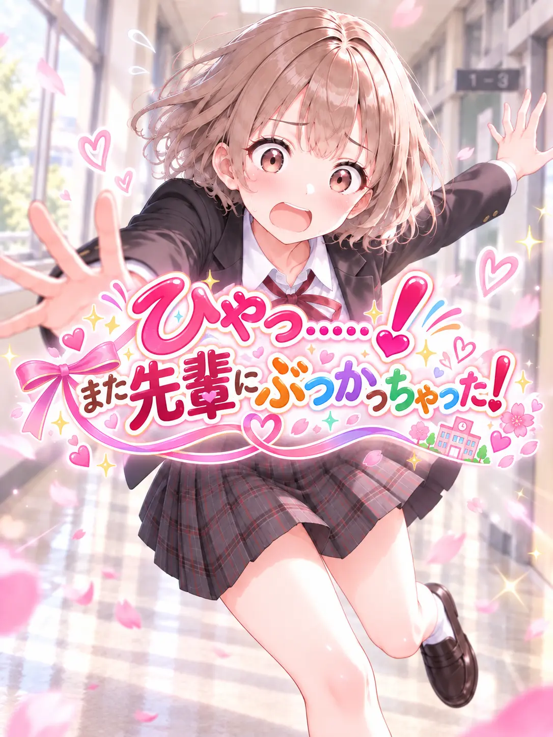 komorebikobo의 ひゃっ…！また先輩にぶつかっちゃった！