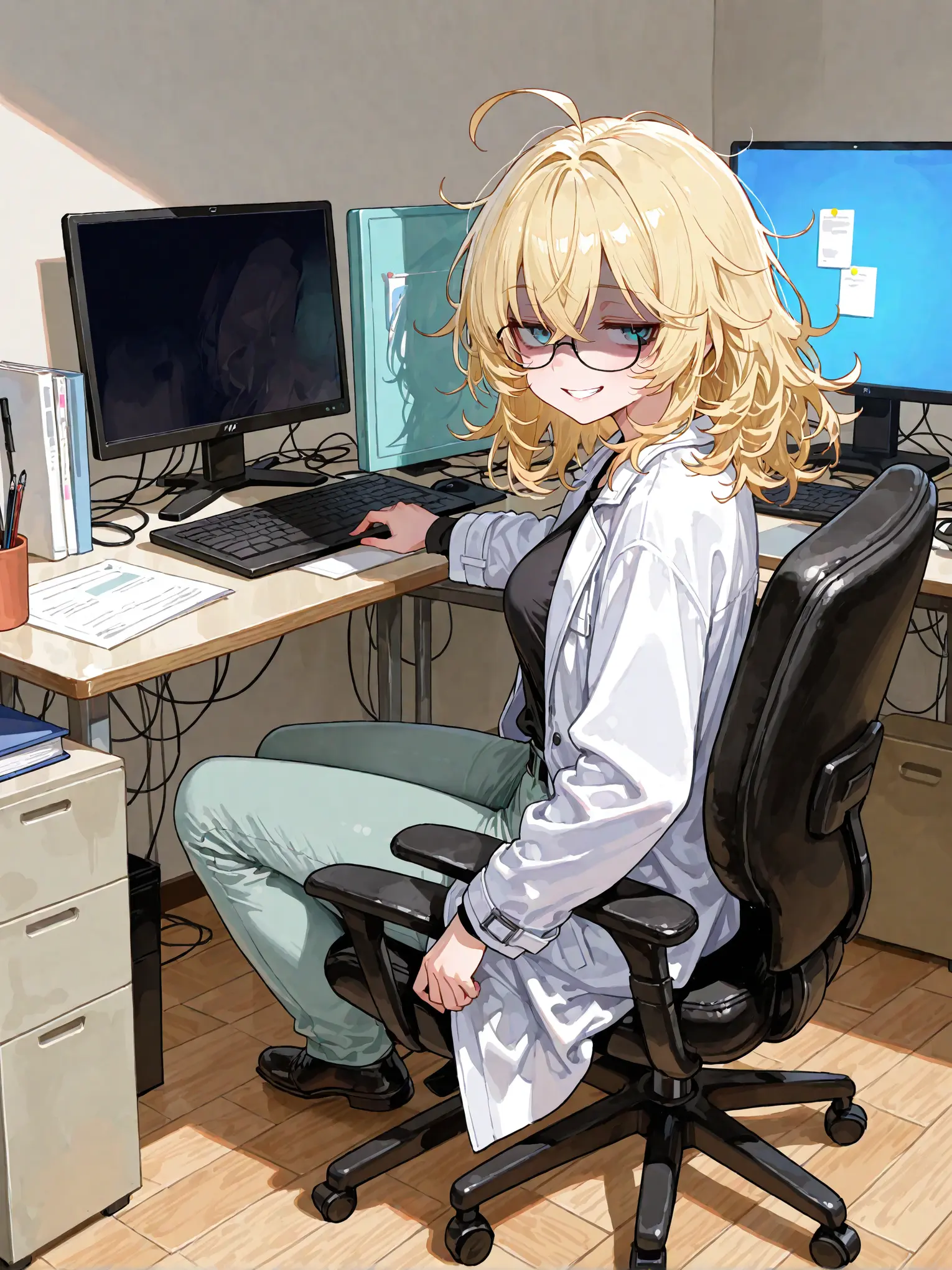 irony3의 ダウナー研究者に実験体にされる話