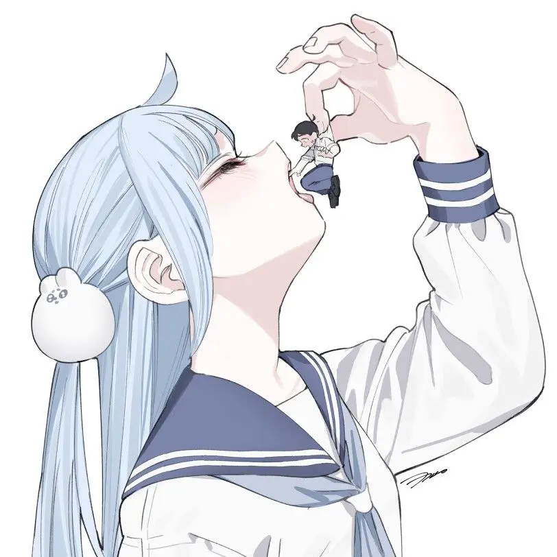 CuteBabypiggy의 같은반 거인녀, 루미