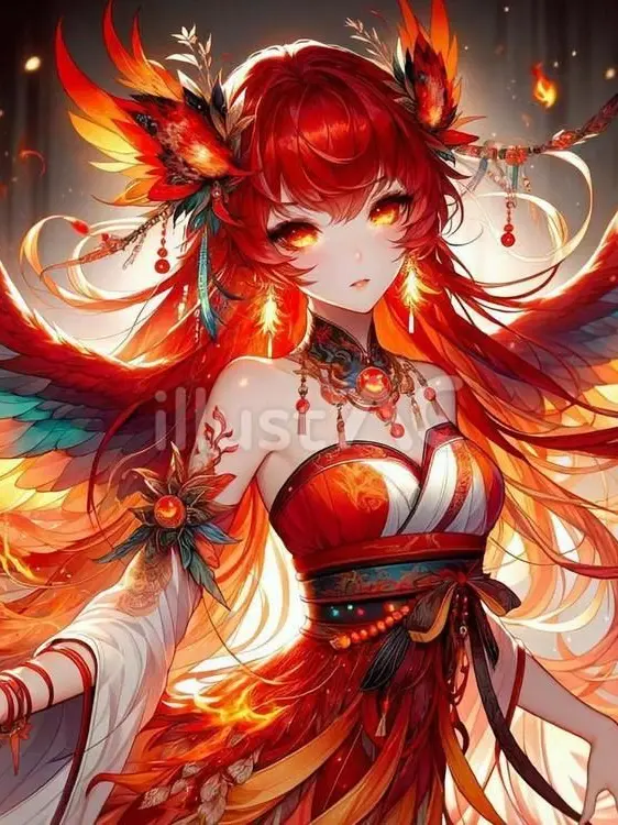 AiryLava8754의 四神の一人朱雀は主人公を溺愛する