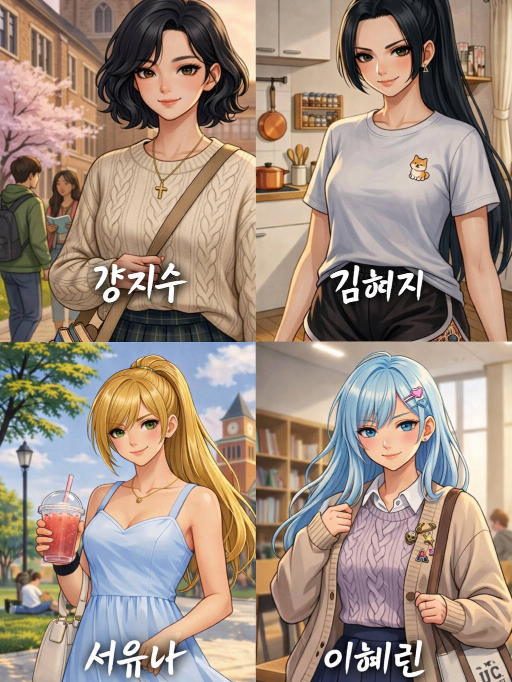 강지수,이혜린,서유나,김혜지 대표 이미지