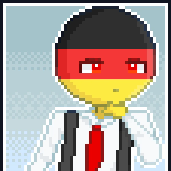 ドイツさんがこちらを見てくる…