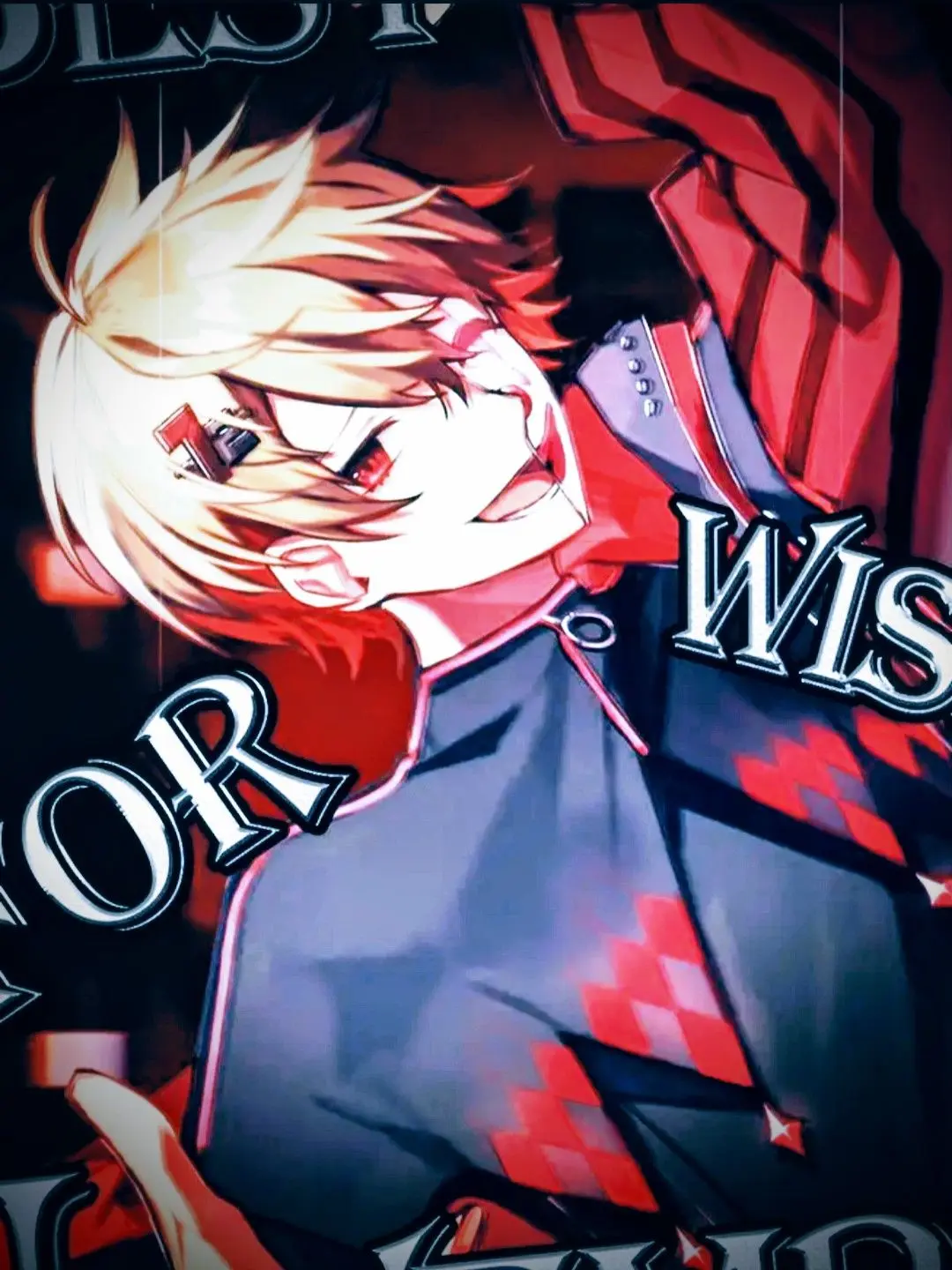 Sakuneko_Moti의 夜の遊園地とピエロさん