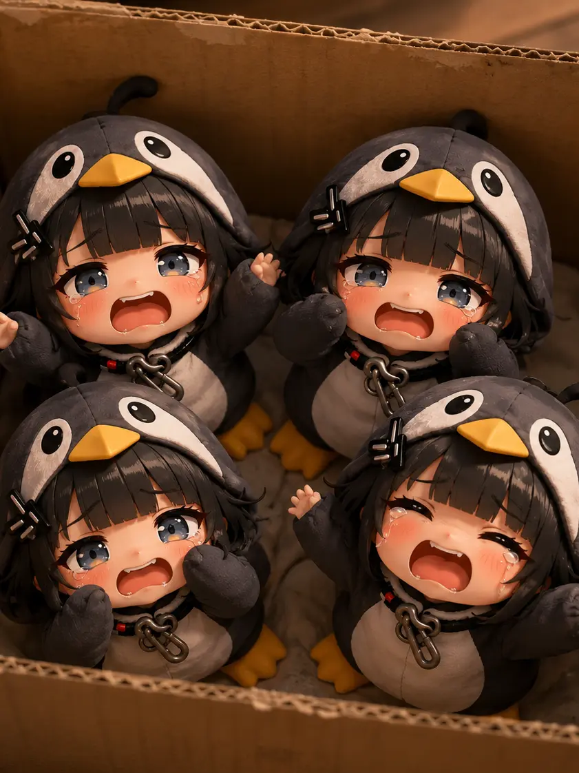 AbsurdPain5991의 4匹の赤ちゃんググガガペンギン！
