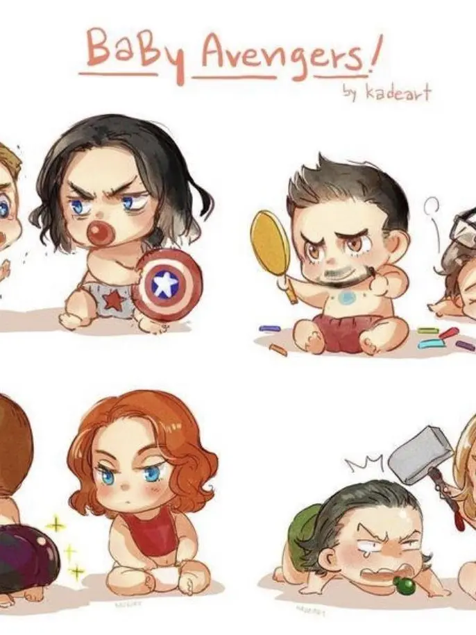 ChunkyTea3139의 어려진 어벤져스???!!!