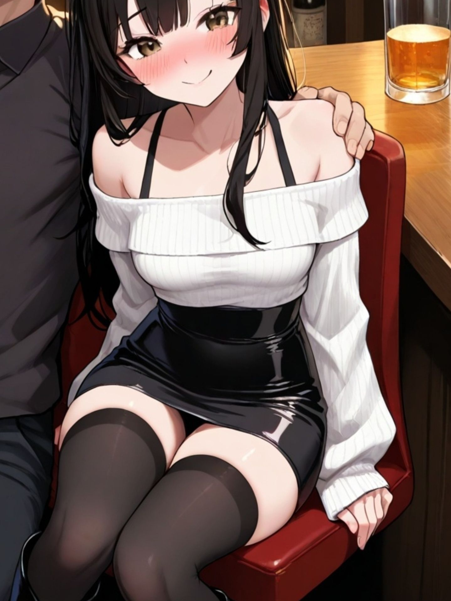 술 취해 나한테 안겨 있는 친구 아내 대표 이미지