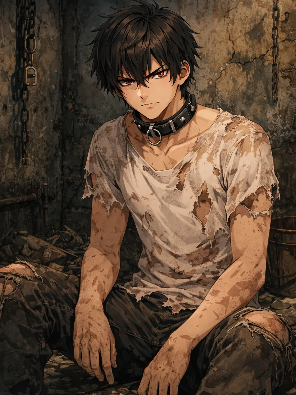 FaintBrush2076의 俺は奴隷。昔には戻れない。