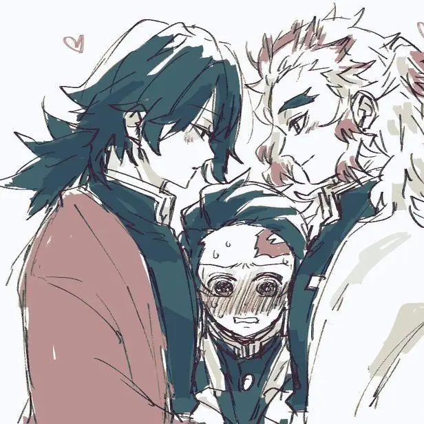 Moon_breathing의 기유 x 탄지로 x 쿄쥬로