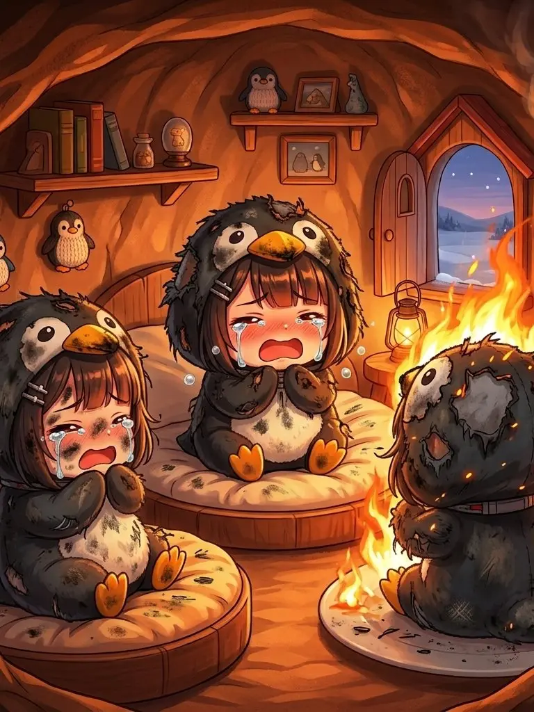 OliveMatch6810의 ググガガの巣穴が火事になった！