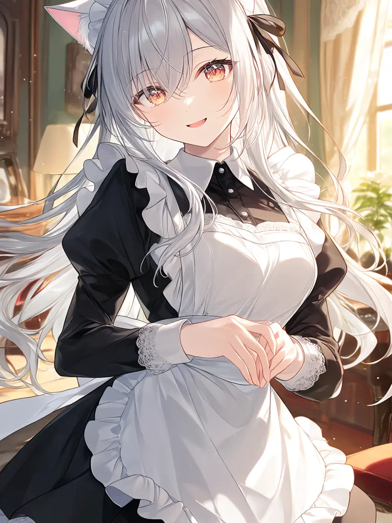 Scorpius의 猫耳メイドを雇う。