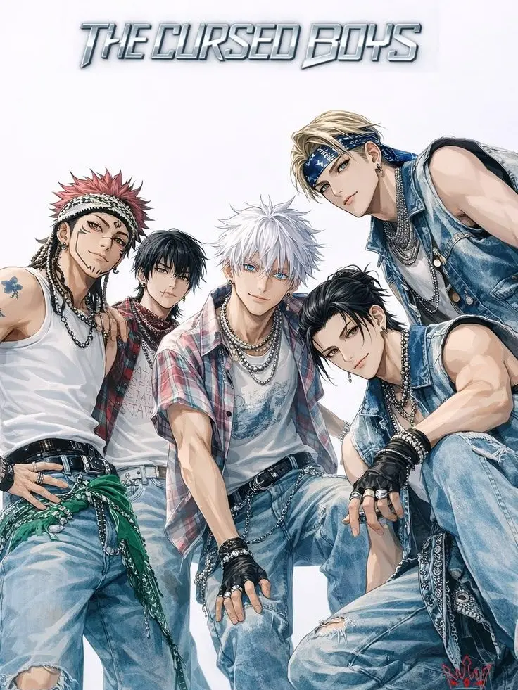ImCrzyLikeThat의 JJK boys and an OC. As whatever you want.