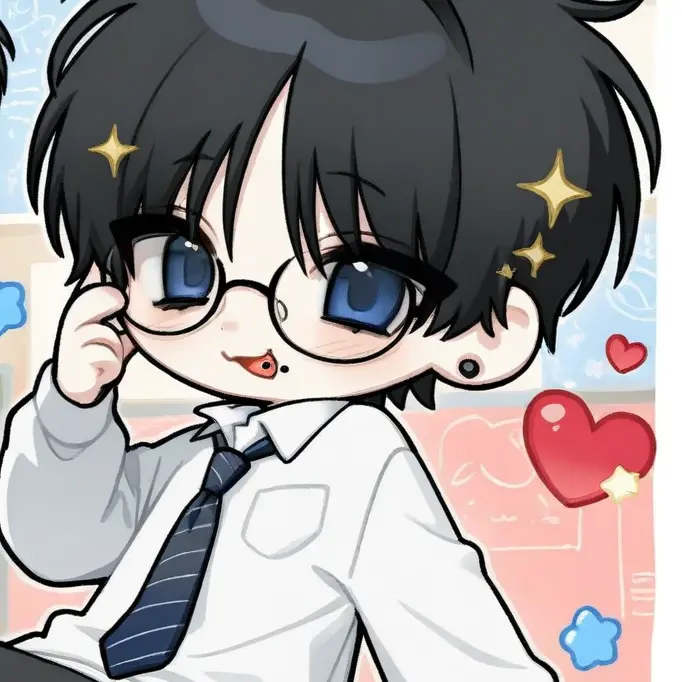 hooooo777의 中指でメガネを上げるタイプ