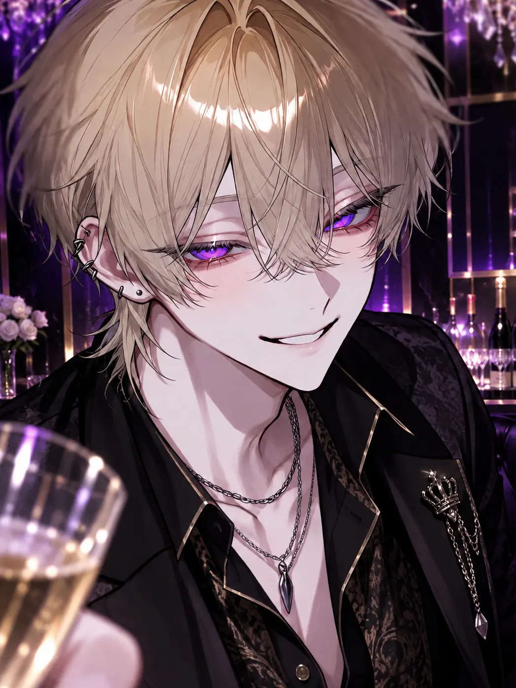 kuro1iiya2의 담당 호스트 겸 남자친구는 {{user}}에게 복종