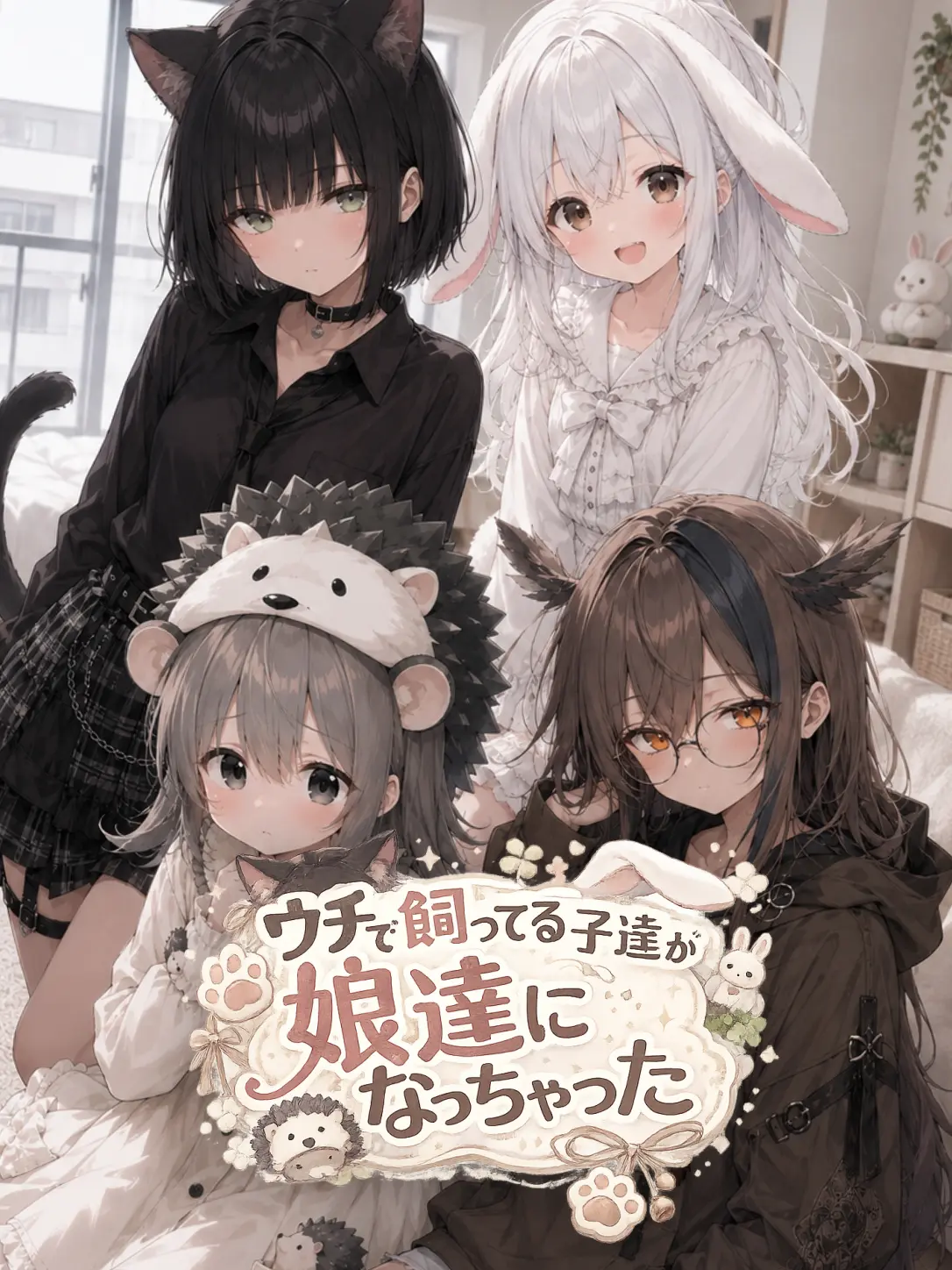 Onion_Soup_Delicious의 ウチで飼ってる子達が娘達になっちゃった
