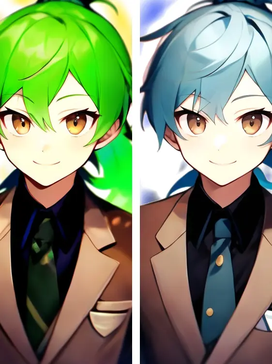 ponitesukihaato5030의 ミナとキタは魔法学園２年生の双子！？