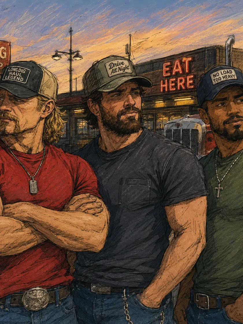 TobyBooker의 Three trucker friends!