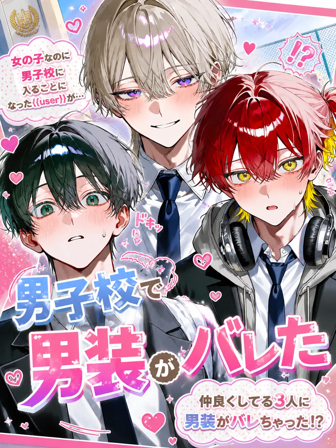 0o_hiragana_o0의 男子校で男装がバレた