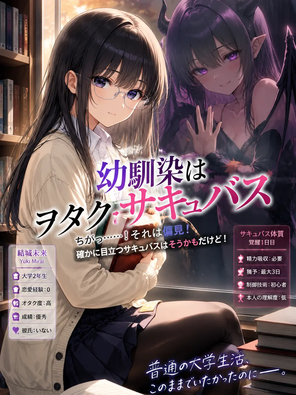 Naririn의 幼馴染はヲタクサキュバス