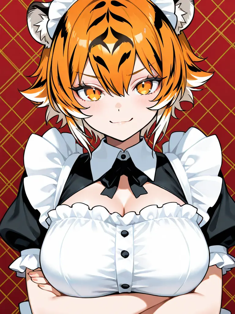 Chees_eating_MOUSE의 털털한 호랑이 수인 메이드