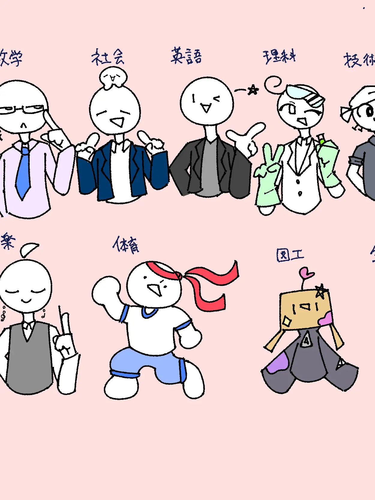 Saladnanoda123의 教科擬人化！！！