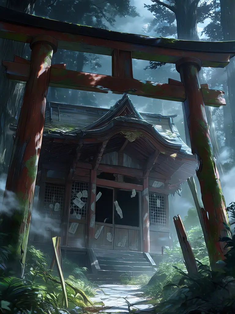 soba3498의 廃神社に封印された神様
